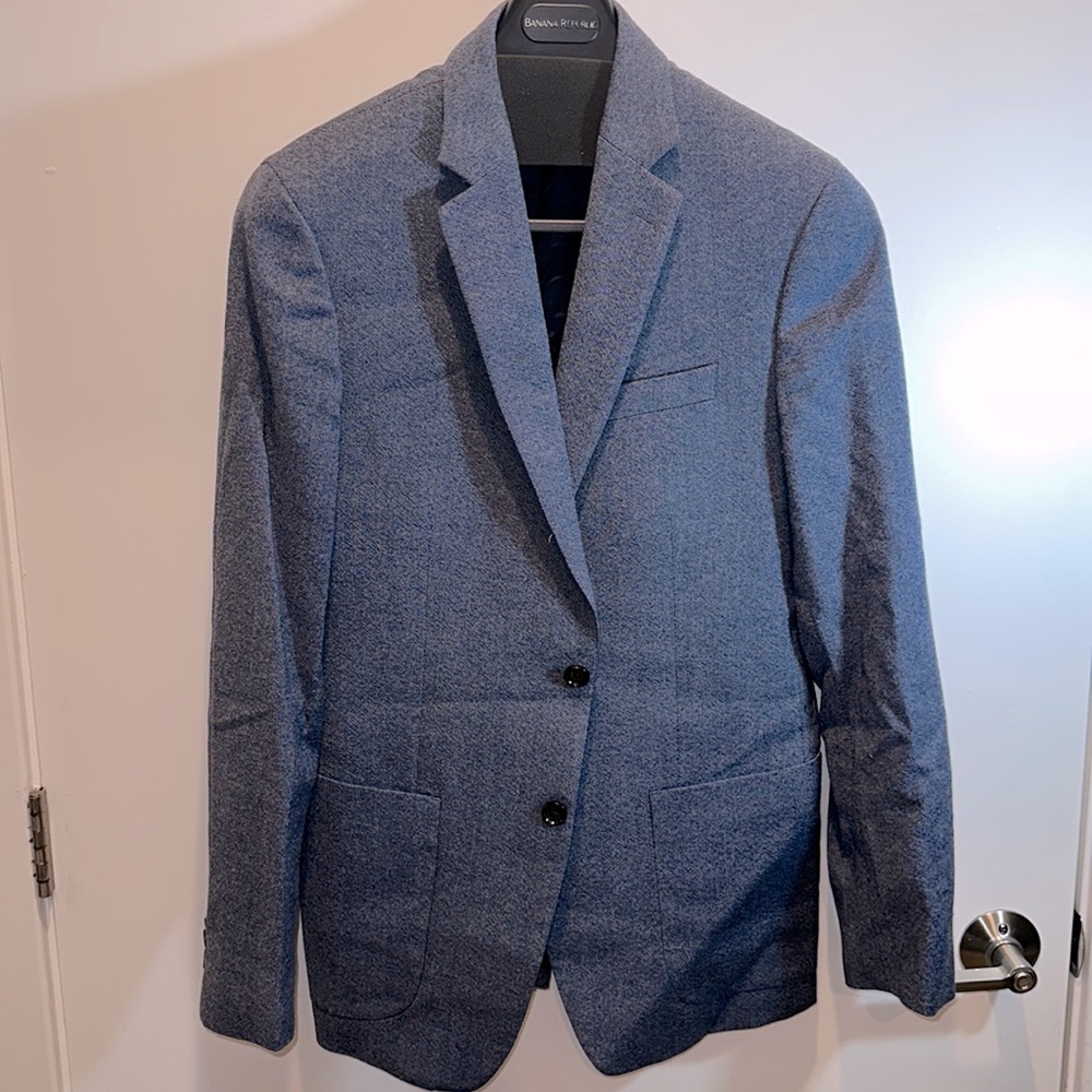 Banana Republic 40R 34/30 Blue Slim Fit Suit